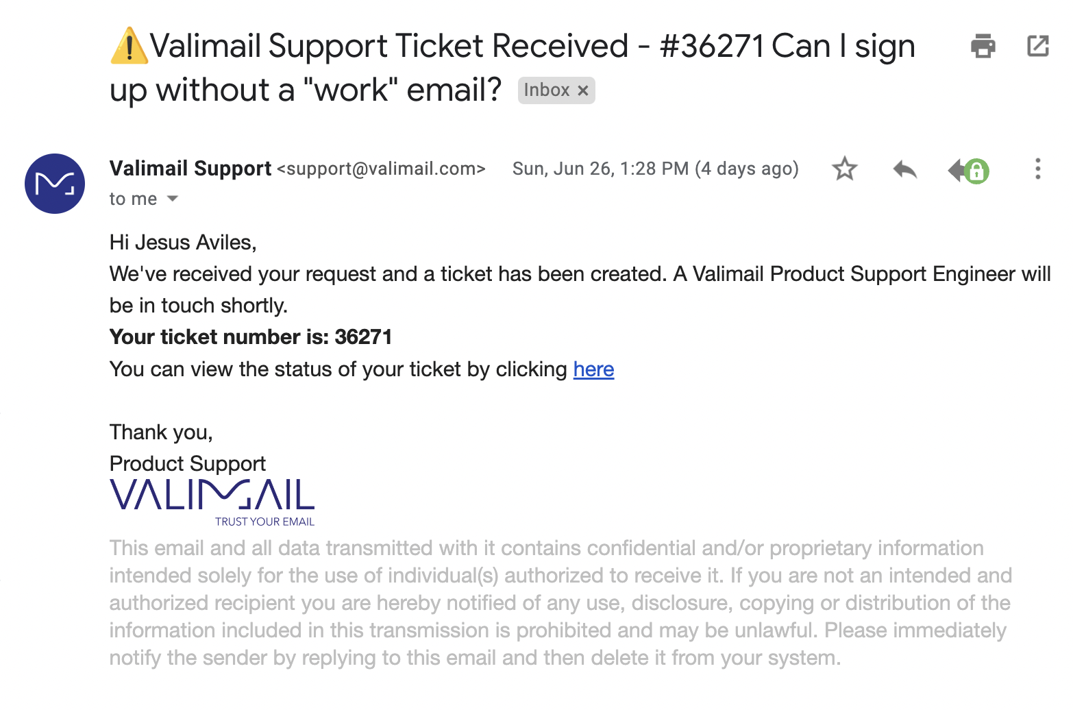 Phishing examples