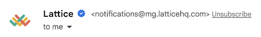 lattice unsubscribe gmail button