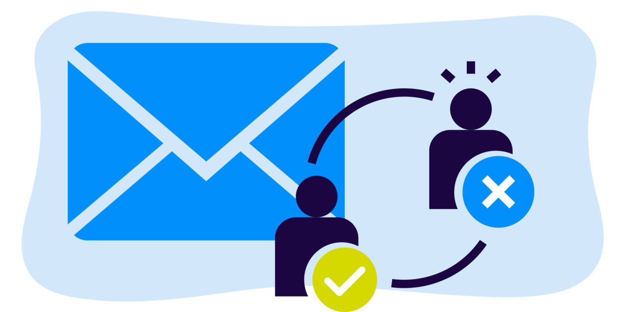 Screenshot of suspicious email data