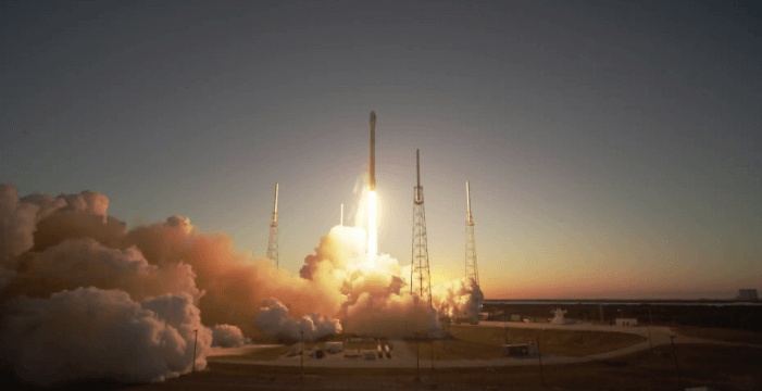 Photo of rocket ship launch