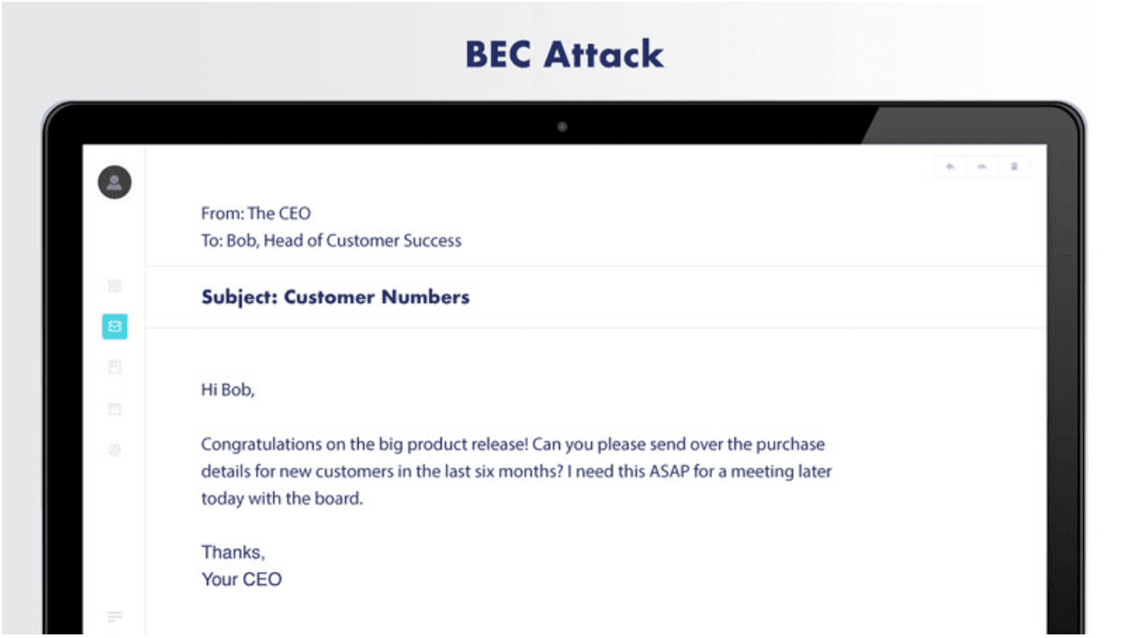 example of bec attack