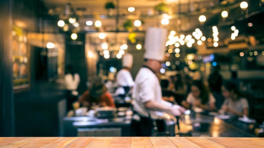 chef in a restaurant 