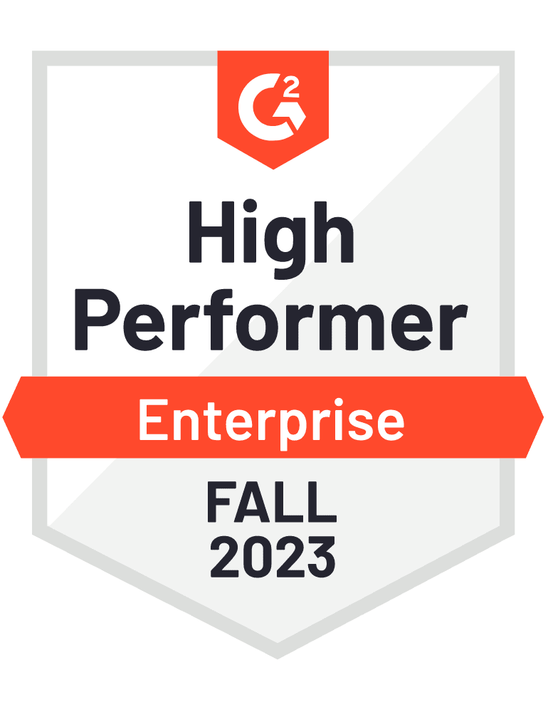 g2 badge high performer enterprise fall 2023