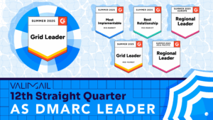 valimail g2 summer 2025 dmarc report - valimail g2 dmarc leader for 12th straight quarter