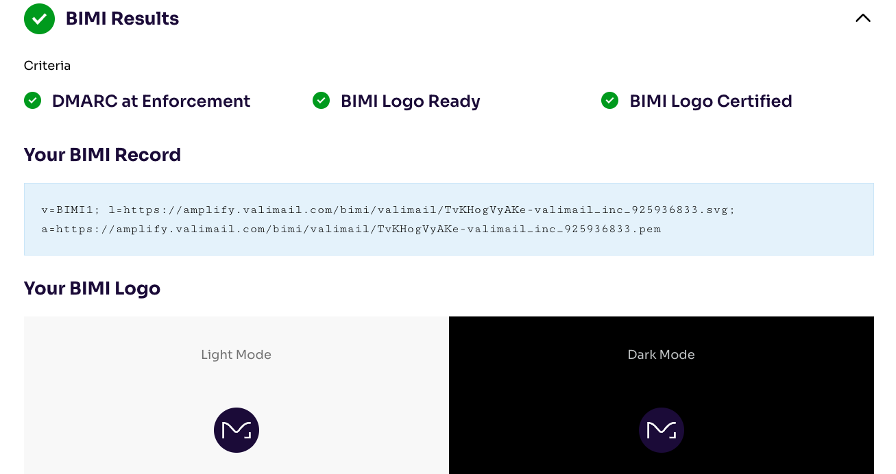 Bimi Domain Example Verified Mark Certificate (VMC) for BIMI: Tutorial & Examples - Valimail