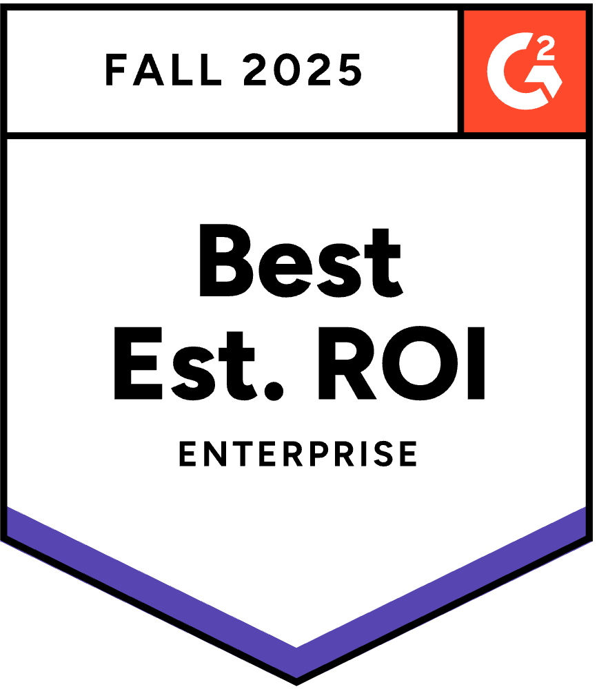 g2 fall 2025 best est roi enterprise