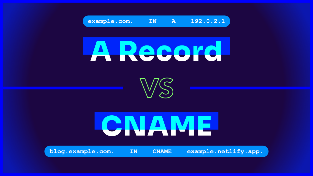 CNAME or A Record DNS