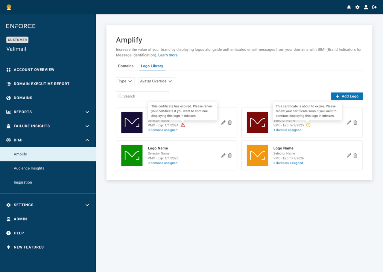 New Valimail amplify platform
