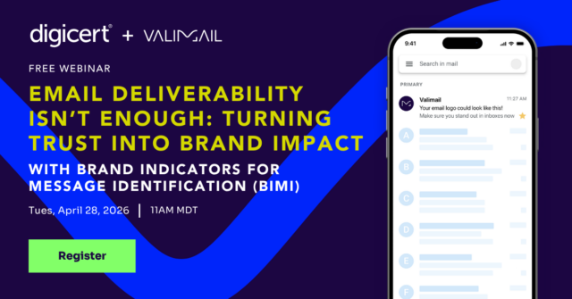 Email deliverability BIMI