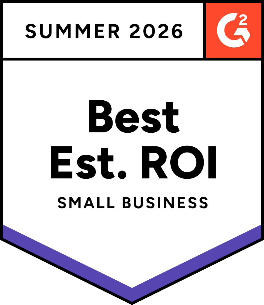 g2 summer 2026 best est roi small business