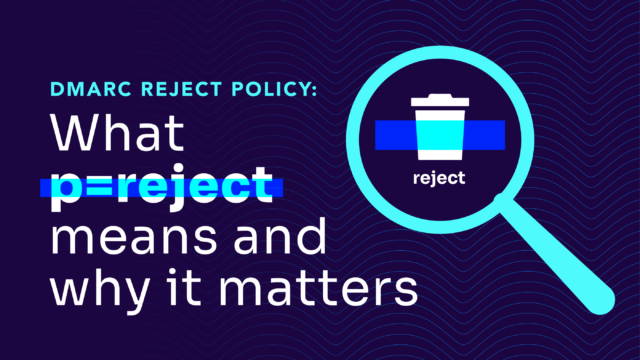 What p=reject means