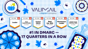 Valimail is #1 on G2 for the 17th consecutive quarter