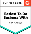 g2 summer 2026 easiest to do business with mid-market